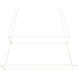 Z-Bar Rise LED 50.5 inch Matte white Pendant Ceiling Light, Square